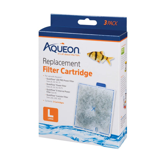 Aqueon Replacement Aquarium Filter Cartridges, Large, 3Pk Animals & Pet Supplies > Pet Supplies > Fish Supplies > Aquarium Filters Generic   