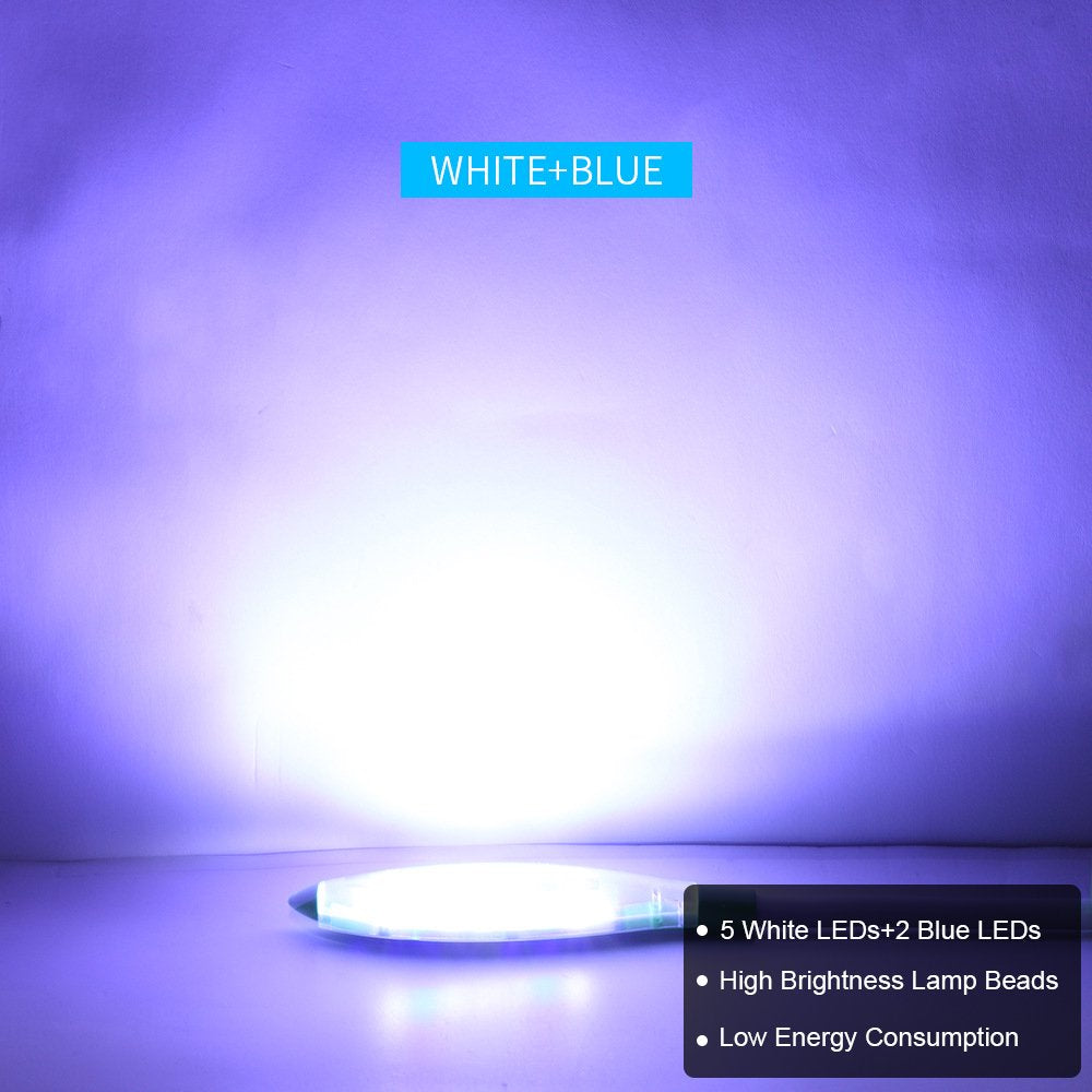 Aquarium Light Small LED Clip Light for Fish Tank USB Shape LED Light for Aquarium Fish Tank White Blue Lighting Color Animals & Pet Supplies > Pet Supplies > Fish Supplies > Aquarium Lighting Mixfeer   