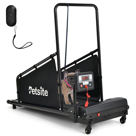 Petsite Pet Treadmill Indoor Exercise for Dogs Pet Exercise Equipment W/ Remote Control Animals & Pet Supplies > Pet Supplies > Dog Supplies > Dog Treadmills Costway   