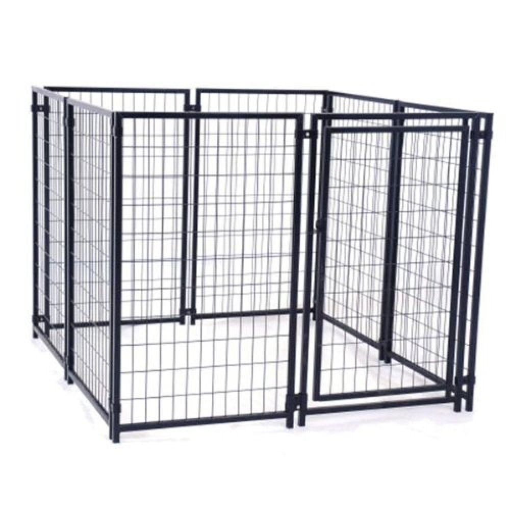 ALEKO DK5X5X4SQ Expandable Heavy Duty Pet Playpen Dog Kennel - 5 X 5 X 4 Feet Animals & Pet Supplies > Pet Supplies > Dog Supplies > Dog Kennels & Runs ALEKO   