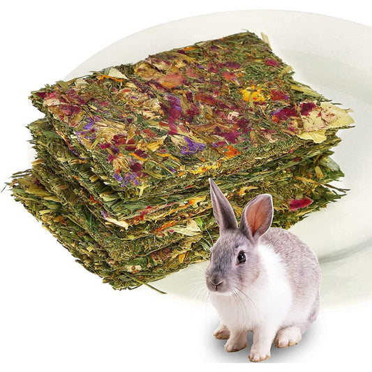 Rabbit Chew Toys, Small Animals Treats for Dental Health,Nutritious Natural Timothy Hay Chips Chew Treats,Small Animals Snacks for Rabbits, Hamsters, Guinea Pig, Chinchillas 10 Pack Animals & Pet Supplies > Pet Supplies > Small Animal Supplies > Small Animal Treats Ugerlov   