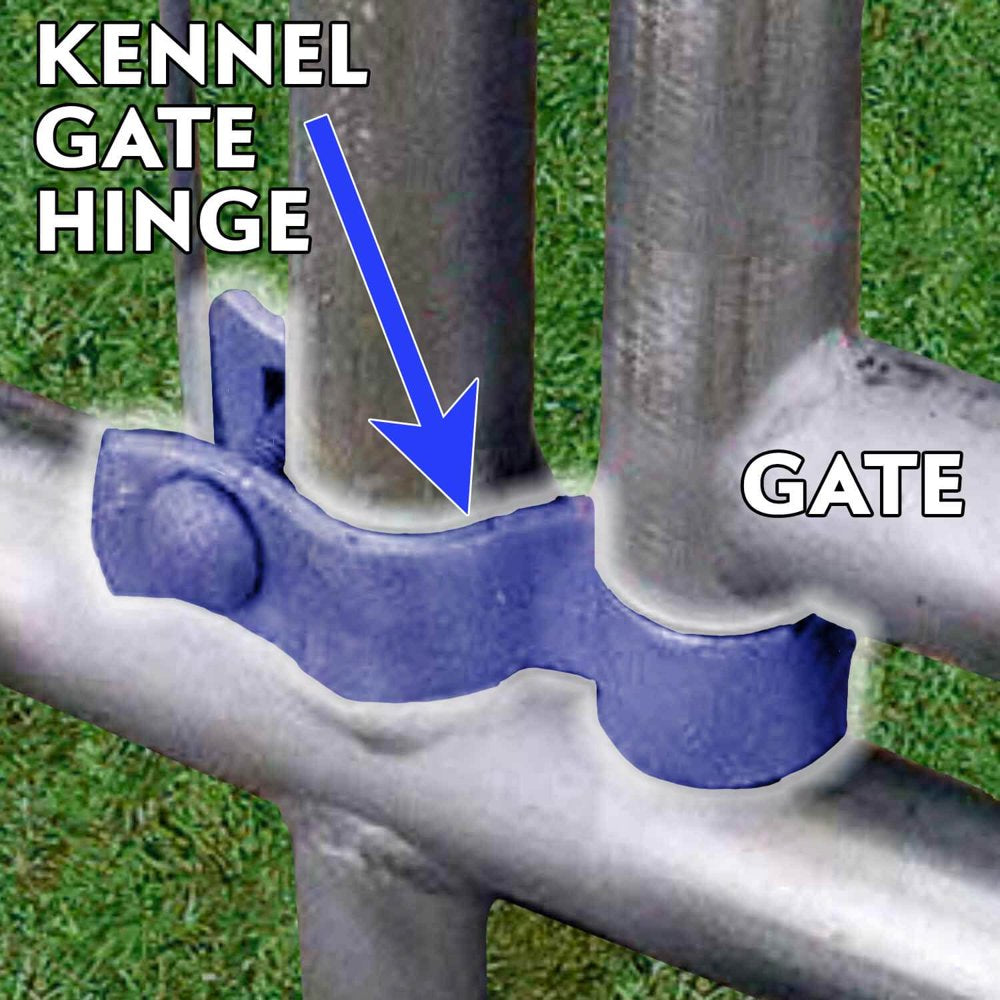 Jake Sales Brand - 1-3/8" Kennel Hinge - Galvanized - for Top and Bottom of Gate Frame - Each Animals & Pet Supplies > Pet Supplies > Dog Supplies > Dog Kennels & Runs Jake Sales   