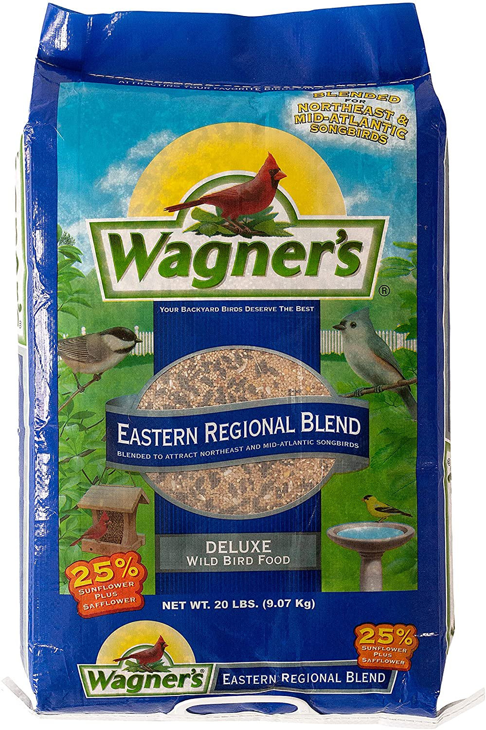 Wagner'S 62004 Eastern Regional Wild Bird Food, 20-Pound Bag Animals & Pet Supplies > Pet Supplies > Bird Supplies > Bird Food Wagner's   