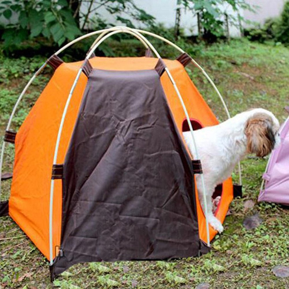 Papaba Pet Tent,Summer Pet Dog Cat Puppy Portable Foldable Tent Breathable Outdoor House Cave Animals & Pet Supplies > Pet Supplies > Dog Supplies > Dog Houses Papaba   
