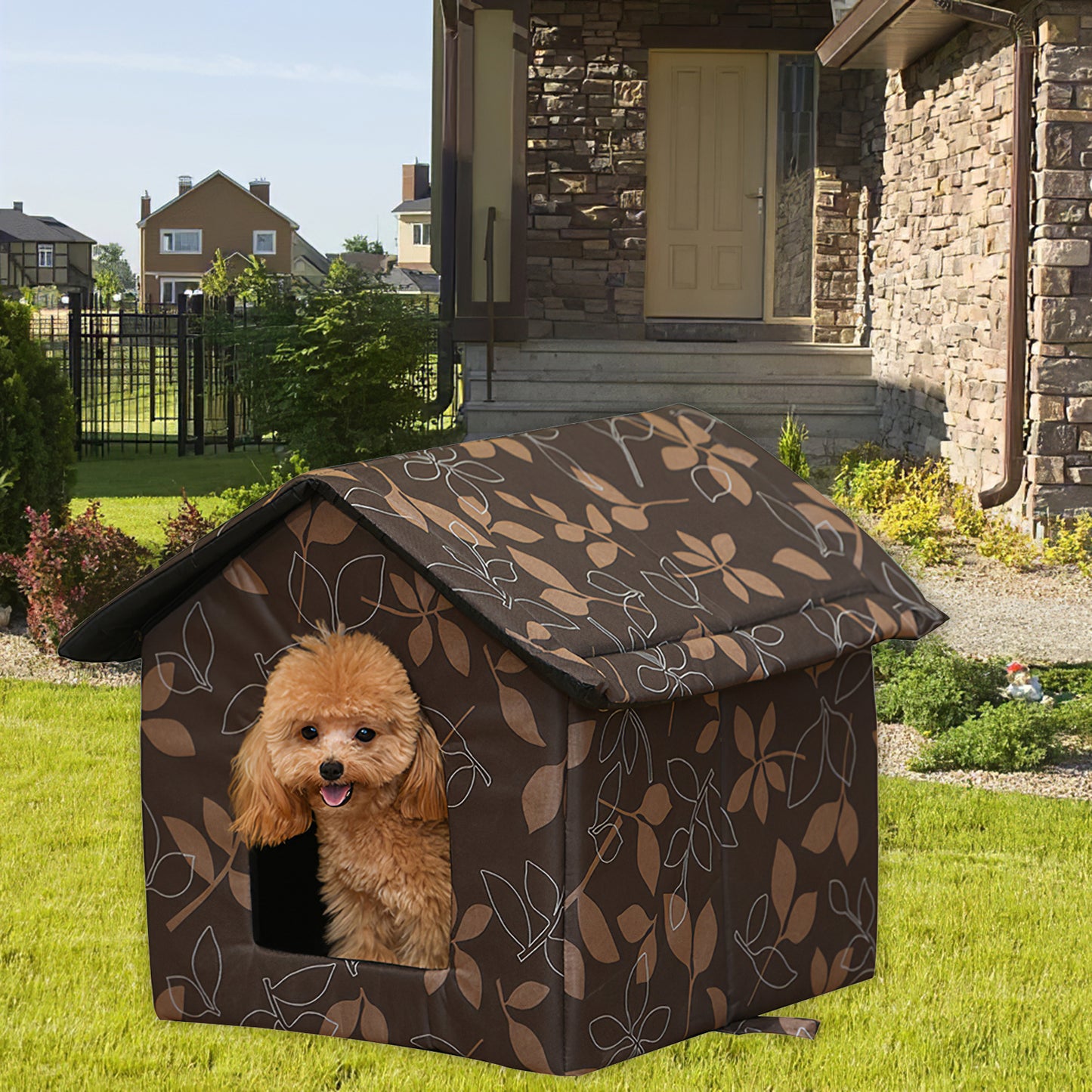 Waterproof Cat Hide House Breathable Pet Carry House Large Capacity Pet Carry Bag Portable Pet House Shelter for Outdoor Animals & Pet Supplies > Pet Supplies > Dog Supplies > Dog Houses QYMHOODS   