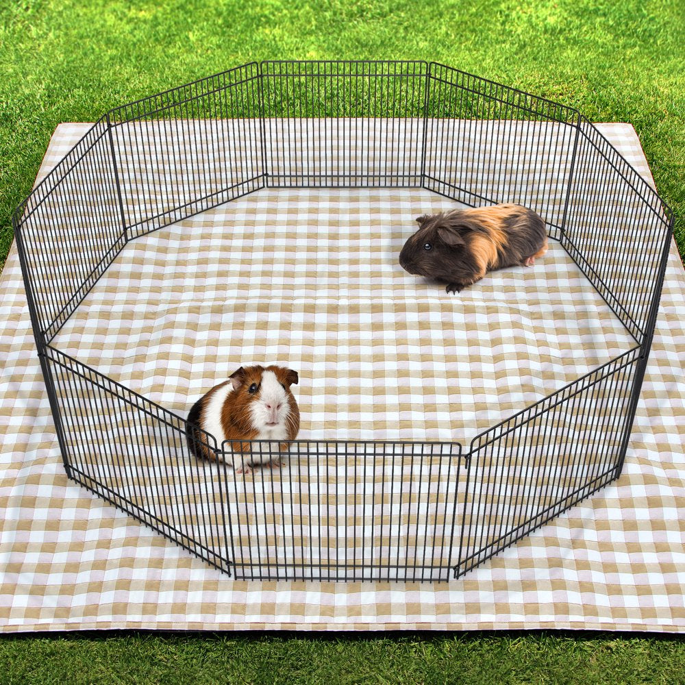 Pet Champion Small Animal Wire Playpen, Black, 9In Tall, 32In Diameter Animals & Pet Supplies > Pet Supplies > Dog Supplies > Dog Kennels & Runs Stout Stuff LLC   