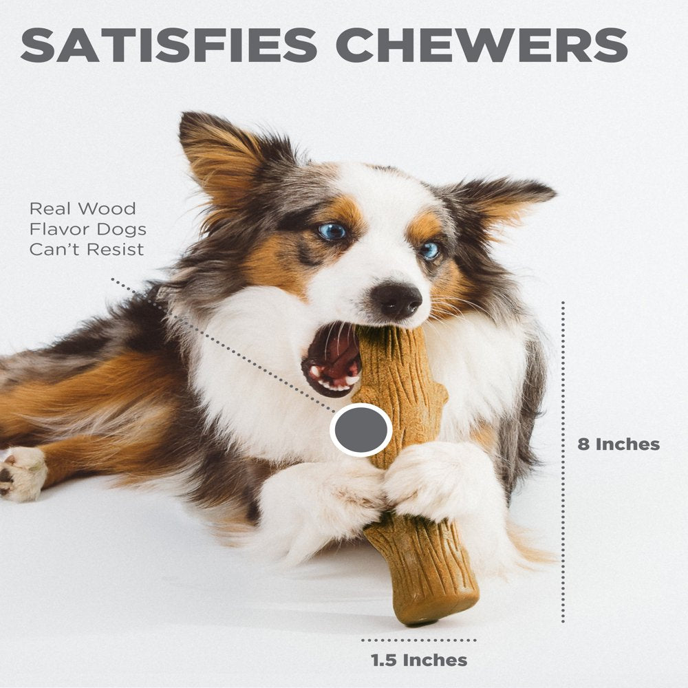 Petstages Dog Chew Toy, Brown, Large, Wood Alternative Animals & Pet Supplies > Pet Supplies > Dog Supplies > Dog Toys Outward Hound Holdings   