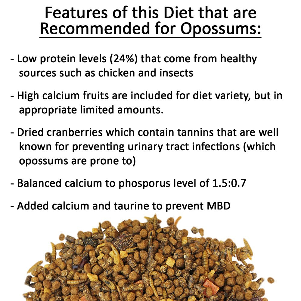 Exotic Nutrition Opossum Complete 1 Lb. Animals & Pet Supplies > Pet Supplies > Small Animal Supplies > Small Animal Food Exotic Nutrition   