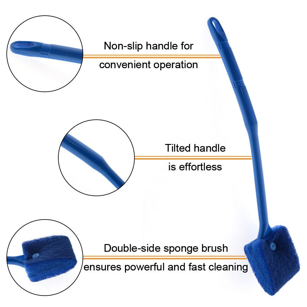 Greenjoy Fish Tank Cleaner Aquarium Cleaning Tools Kit Fish Net Siphon Gravel Cleaner Water Exchange Tools Brush Algae Fish Nets Aquarium Vacuum Scrubber 4 Packs Animals & Pet Supplies > Pet Supplies > Fish Supplies > Aquarium Cleaning Supplies GreenJoy Pet Supplies   