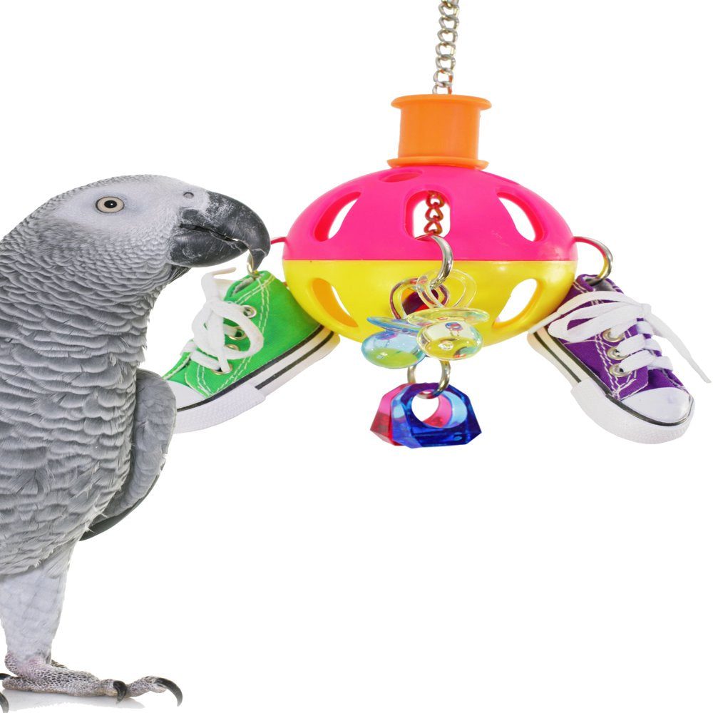 Bonka Bird Toys 813 Spin Sneaker Bird Toy. Animals & Pet Supplies > Pet Supplies > Bird Supplies > Bird Gyms & Playstands Bonka Bird Toys   