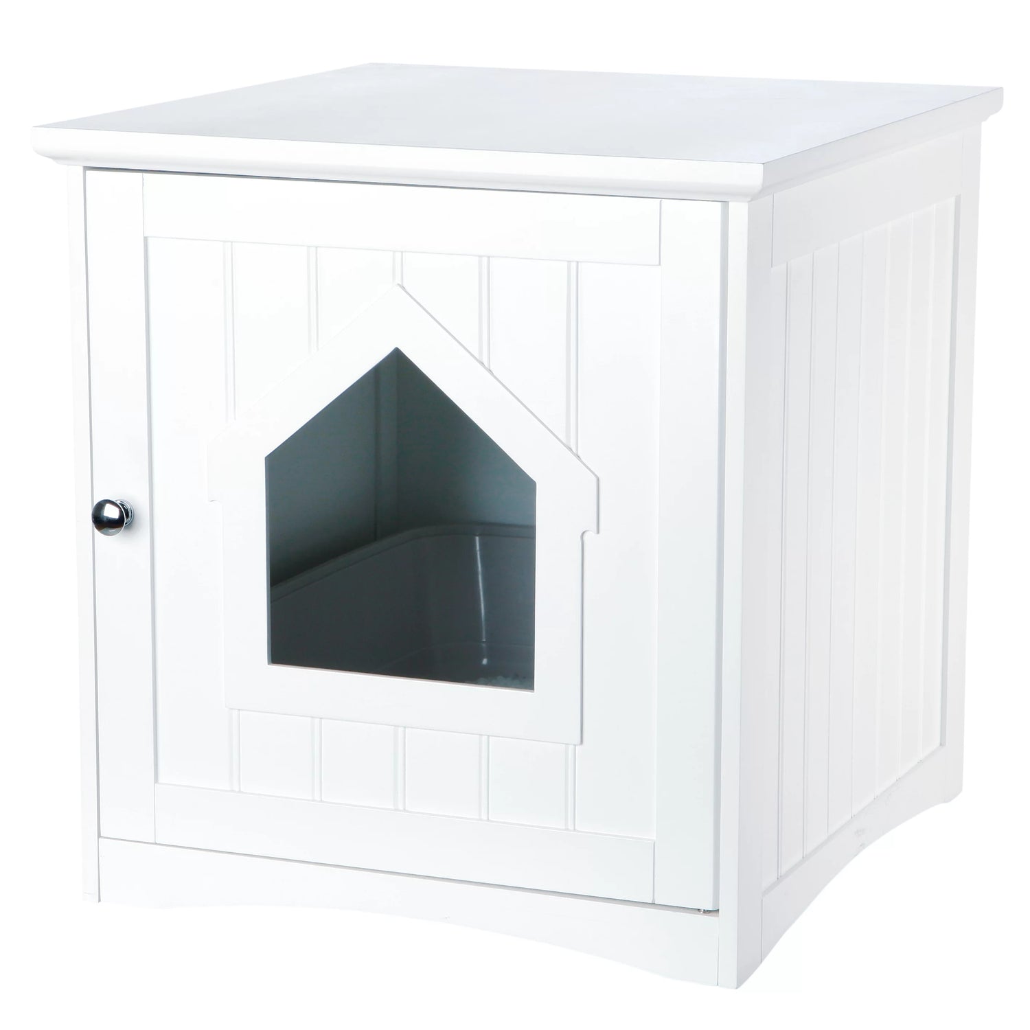 TRIXIE Litter Box Enclosure-Indoor Pet Home, Espresso-Brown Animals & Pet Supplies > Pet Supplies > Cat Supplies > Cat Furniture TRIXIE White  