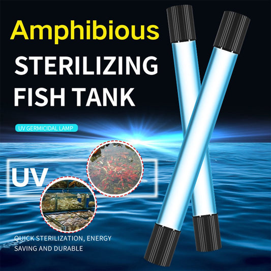 Aquarium UV Sterilizer Light Submersible Water Clean Lamp for Pond