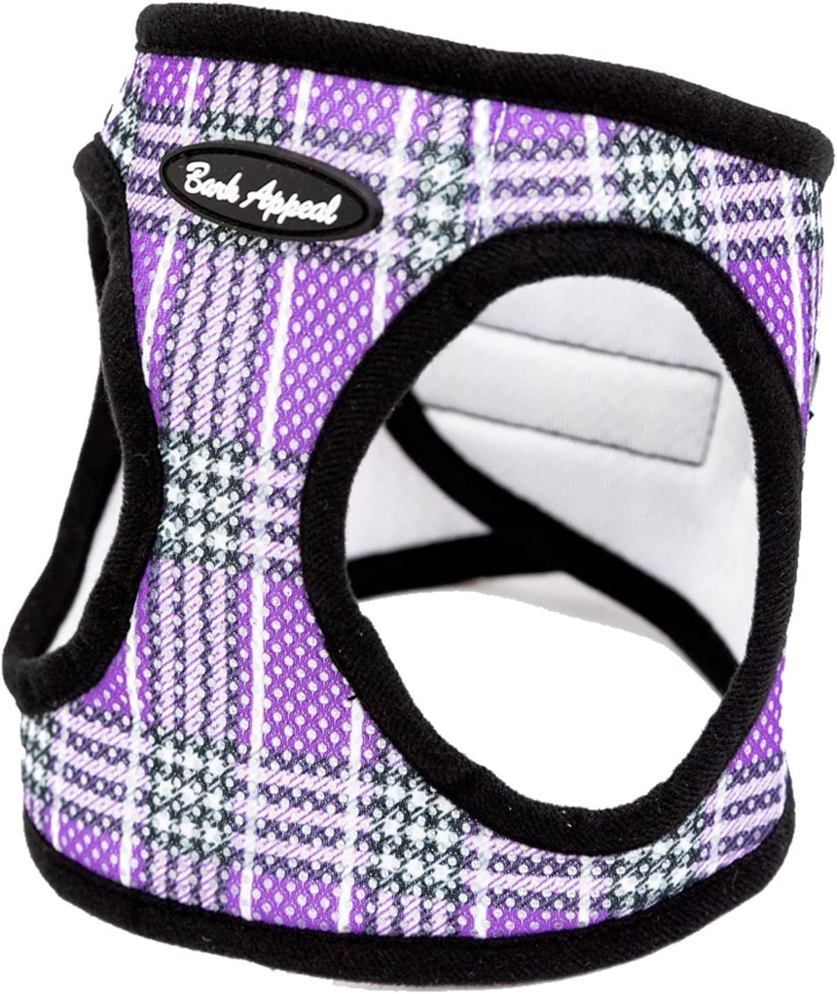 Bark Appeal Step-In Dog Harness, Mesh Step in Dog Vest Harness for Small & Medium Dogs, Non-Choking with Adjustable Heavy-Duty Buckle for Safe, Secure Fit – (Small, Pink) Animals & Pet Supplies > Pet Supplies > Dog Supplies > Dog Apparel Bark Appeal Lavender Plaid X-Small 