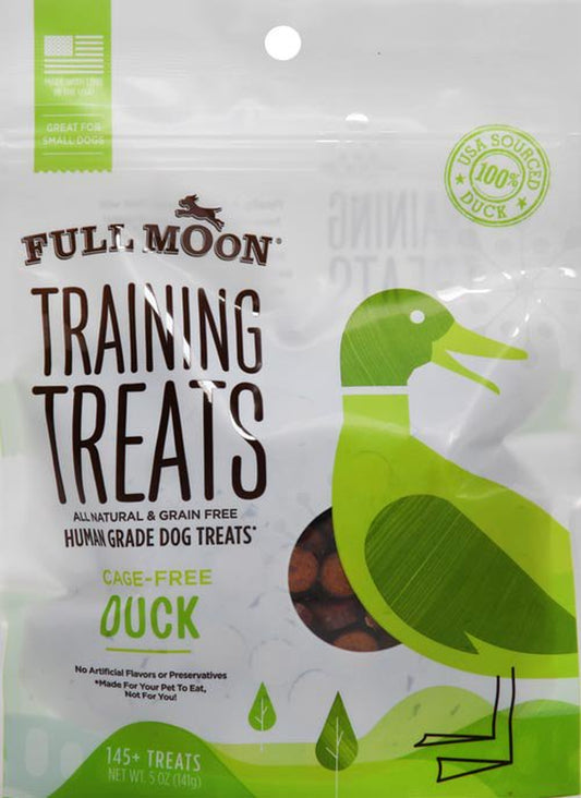 Full Moon Duck Flavor Dog Training Treats, 5 Oz.