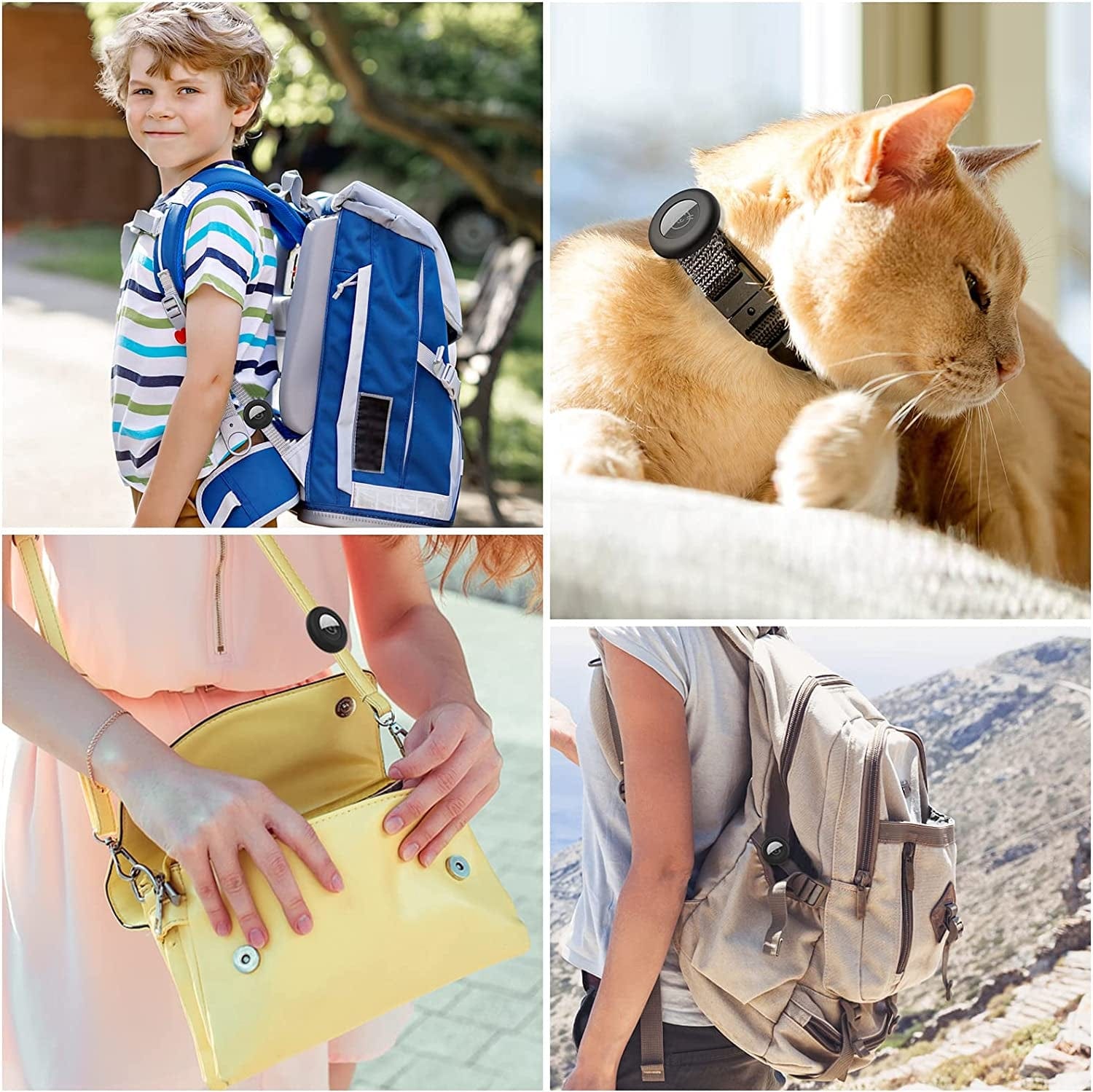 2Pack Airtag Cat Collar Holder, Airtag Holder for Cat Collar Compatible with Apple Airtag , Waterproof Airtag Cat Collar Holder Fits Pet Collars in 3/8 Inch, Anti-Lost Airtag Case for Kitten Puppy Electronics > GPS Accessories > GPS Cases Simket   