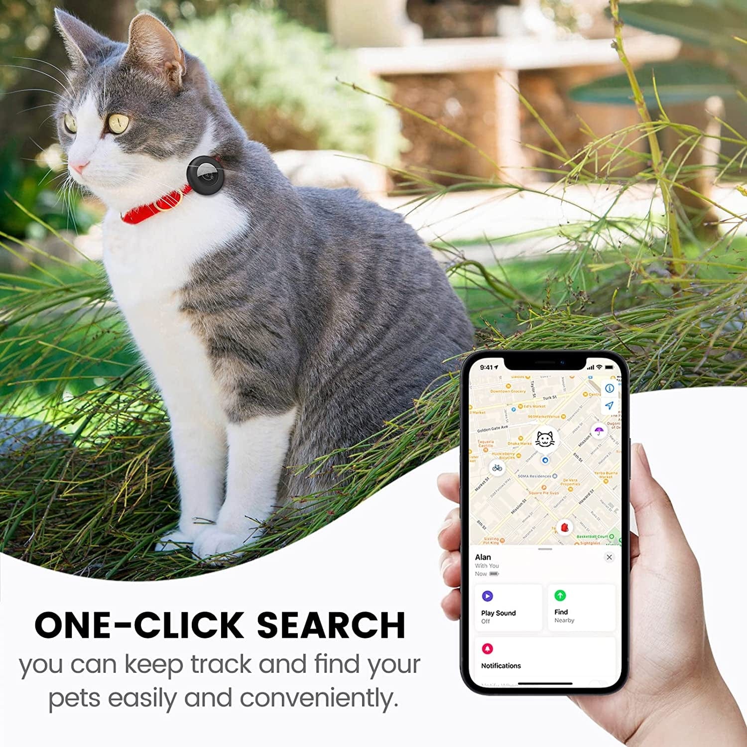 2Pack Airtag Cat Collar Holder, Airtag Holder for Cat Collar Compatible with Apple Airtag , Waterproof Airtag Cat Collar Holder Fits Pet Collars in 3/8 Inch, Anti-Lost Airtag Case for Kitten Puppy Electronics > GPS Accessories > GPS Cases Simket   