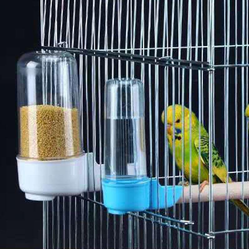 2Pcs Bird Water Dispenser Automatic Feeder Plastic Food Container for Parakeet Lovebird Cage Accessories 3.4Oz 2Oz Animals & Pet Supplies > Pet Supplies > Bird Supplies > Bird Cage Accessories JZROCKER   