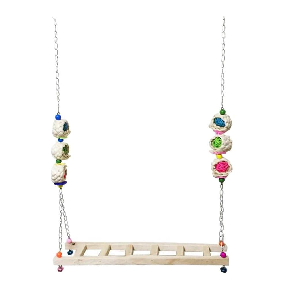 2Pcs Chicken Ladder Swing Perch Stand Funny Chicken Hens Large Birds Parrots Animals & Pet Supplies > Pet Supplies > Bird Supplies > Bird Ladders & Perches perfk   