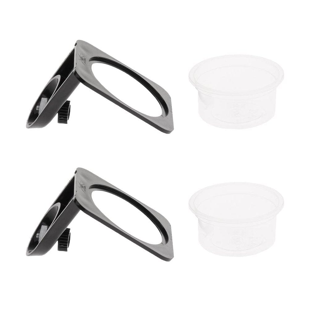 2Pcs Feeder for Water for Gecko Amphibian Reptile Turtle- Animals & Pet Supplies > Pet Supplies > Reptile & Amphibian Supplies > Reptile & Amphibian Food Menolana   