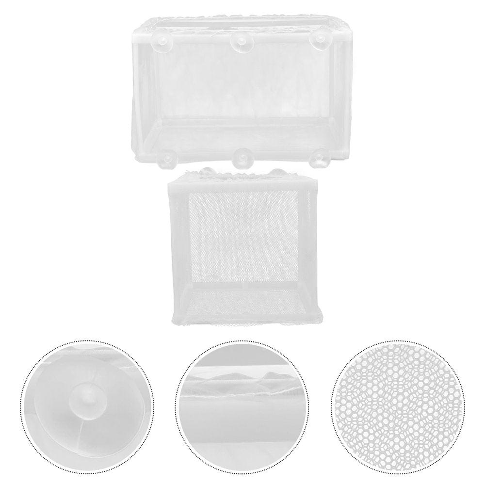 2PCS Fish Breeding Net Floating Fish Breeding Divider for Fish Tank Aquarium Animals & Pet Supplies > Pet Supplies > Fish Supplies > Aquarium Fish Nets HOMEMAXS   