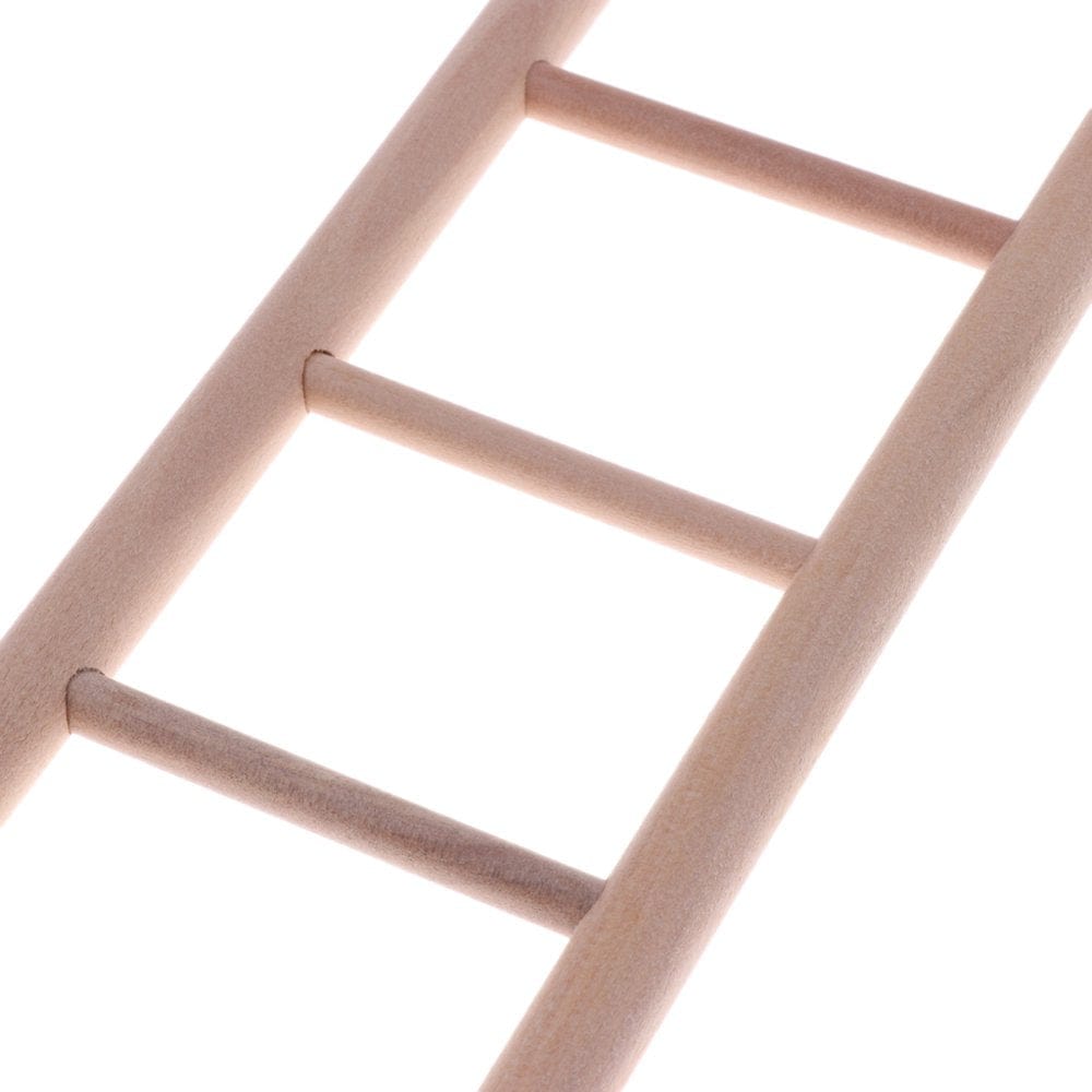 2Pcs Parrot Bird Cage Toy Wooden Climbing Ladder Perch Stand 36Cm & 28Cm Animals & Pet Supplies > Pet Supplies > Bird Supplies > Bird Ladders & Perches SunniMix   