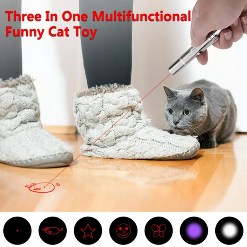 2Pcs,Pet Cat Toys USB Laser Pointer for Cats with Various Patterns, Cat Toys with Lighting Function Animals & Pet Supplies > Pet Supplies > Cat Supplies > Cat Toys shenzhenshipannizhekejiyouxiangongsi   