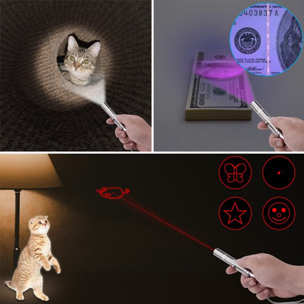 2Pcs,Pet Cat Toys USB Laser Pointer for Cats with Various Patterns, Cat Toys with Lighting Function Animals & Pet Supplies > Pet Supplies > Cat Supplies > Cat Toys shenzhenshipannizhekejiyouxiangongsi   