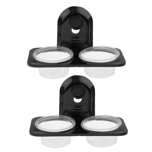 2Pcs Reptile Bowl Food Amphibian Dish Fits Reptile Scorpion Crabs Pets Bowl Animals & Pet Supplies > Pet Supplies > Reptile & Amphibian Supplies > Reptile & Amphibian Food Menolana   