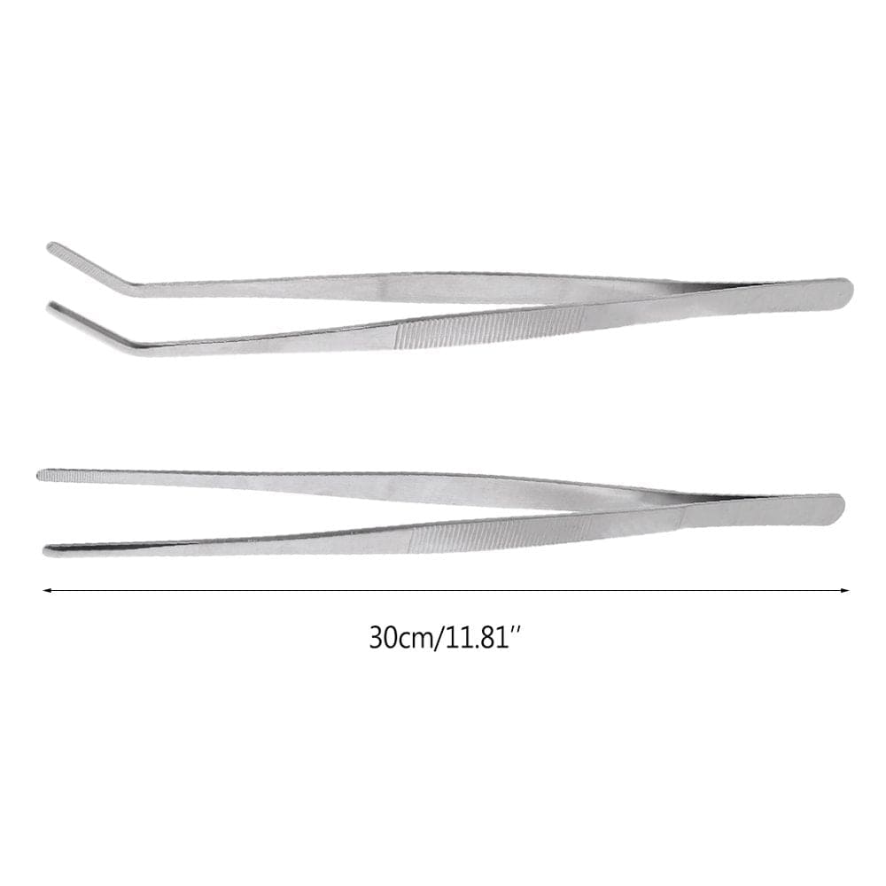 2Pcs Reptile Feeding Tweezers Kit Angled & Flat Tip Poop Cleaning Tools Amphibian Feeding Tweezers for Fish Insects Bird Animals & Pet Supplies > Pet Supplies > Reptile & Amphibian Supplies > Reptile & Amphibian Food CHANCELAND   