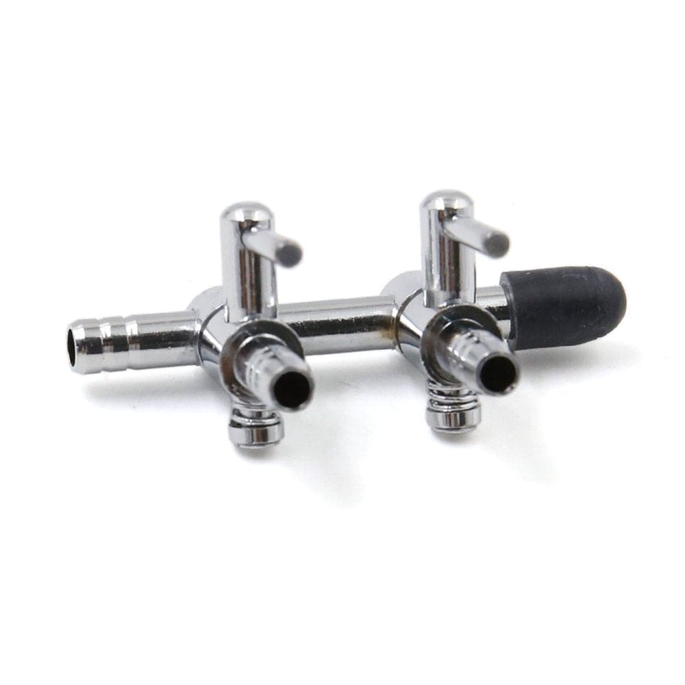 2Pcs Stainless Steel 2 Way Air Flow Splitter Pump Lever Valve for Aquarium Animals & Pet Supplies > Pet Supplies > Fish Supplies > Aquarium & Pond Tubing Unique-Bargains   