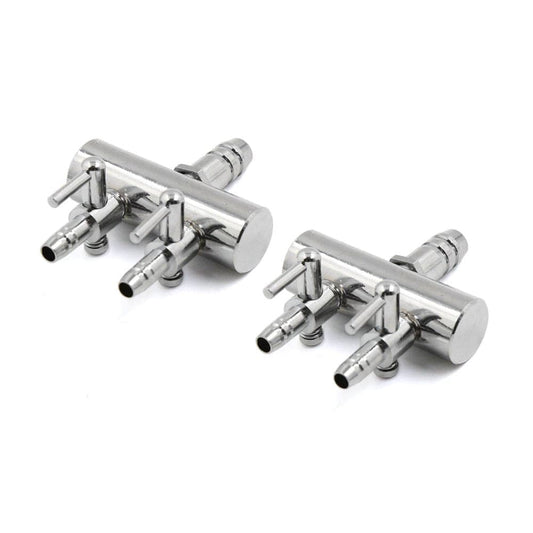 2Pcs Stainless Steel Aquarium Fish Tank 2 Ways Air Flow Lever Control Valve Animals & Pet Supplies > Pet Supplies > Fish Supplies > Aquarium & Pond Tubing Unique-Bargains   