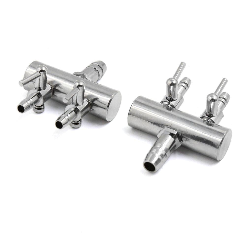 2Pcs Stainless Steel Aquarium Fish Tank 2 Ways Air Flow Lever Control Valve Animals & Pet Supplies > Pet Supplies > Fish Supplies > Aquarium & Pond Tubing Unique-Bargains   