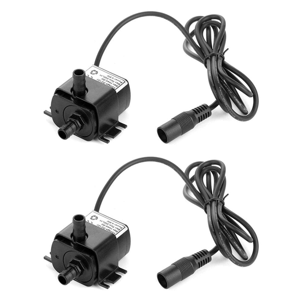 2X 12 Volt Small Mini Submersible Water Pump for DIY Swamp Cooler PC CPU Water Cooling Fountain Water Fall 63 GPH Animals & Pet Supplies > Pet Supplies > Fish Supplies > Aquarium & Pond Tubing OPLLER   