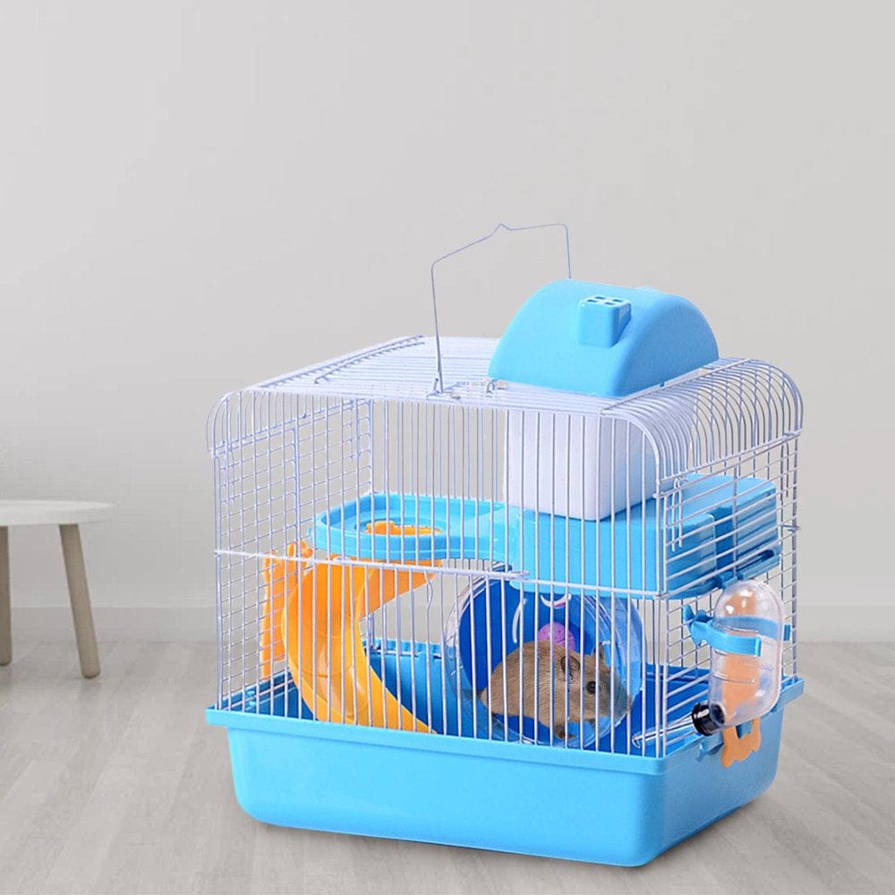 2X Hamster Cage Nest Bed Habitat Water Bottle Small Animals Rats Gerbil Animals & Pet Supplies > Pet Supplies > Small Animal Supplies > Small Animal Habitats & Cages Menolana   