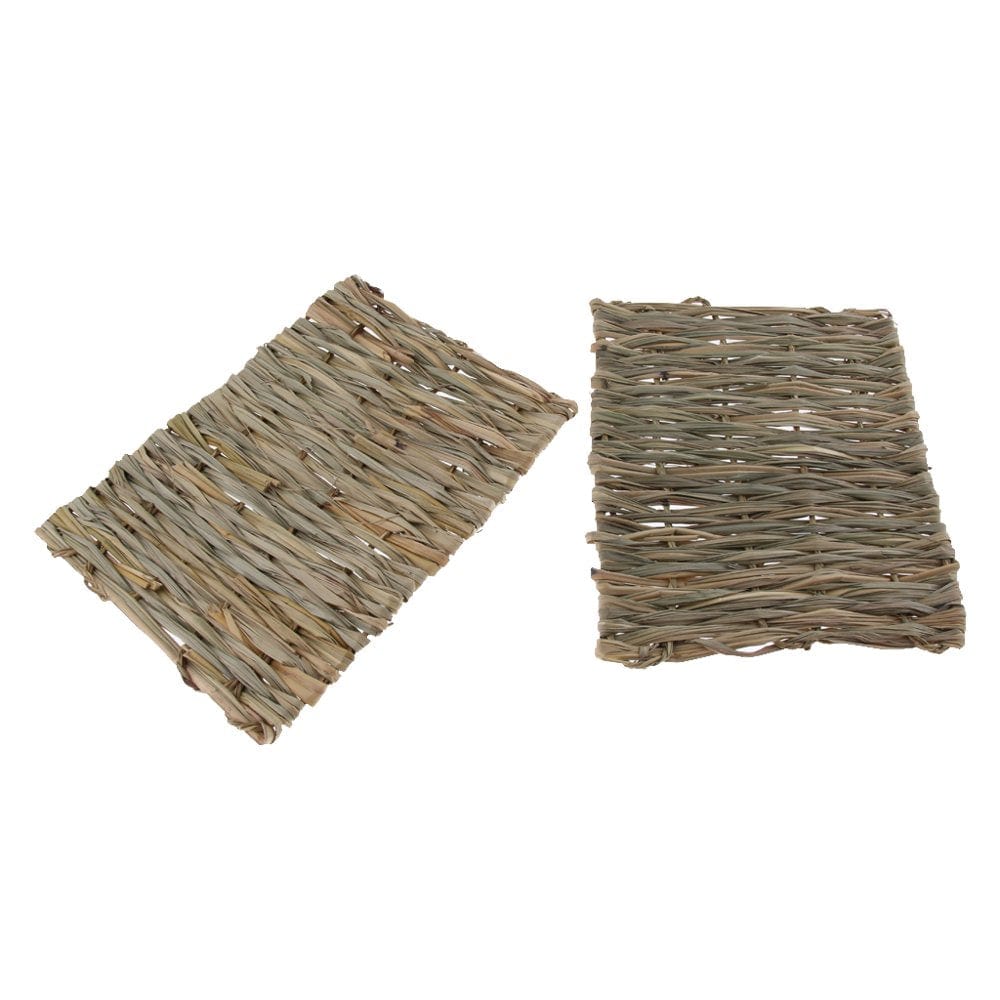 2X Woven Bed Mat for Small Animal Bunny Bedding Nest Chew Toy Animals & Pet Supplies > Pet Supplies > Small Animal Supplies > Small Animal Bedding Colcolo   