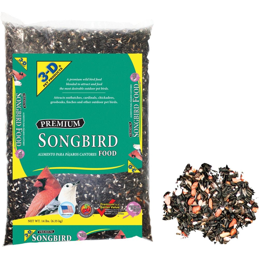 3-D Pet Products Premium Songbird Blend Wild Bird Food, 14 Lb. Animals & Pet Supplies > Pet Supplies > Bird Supplies > Bird Food D & D Commodities   