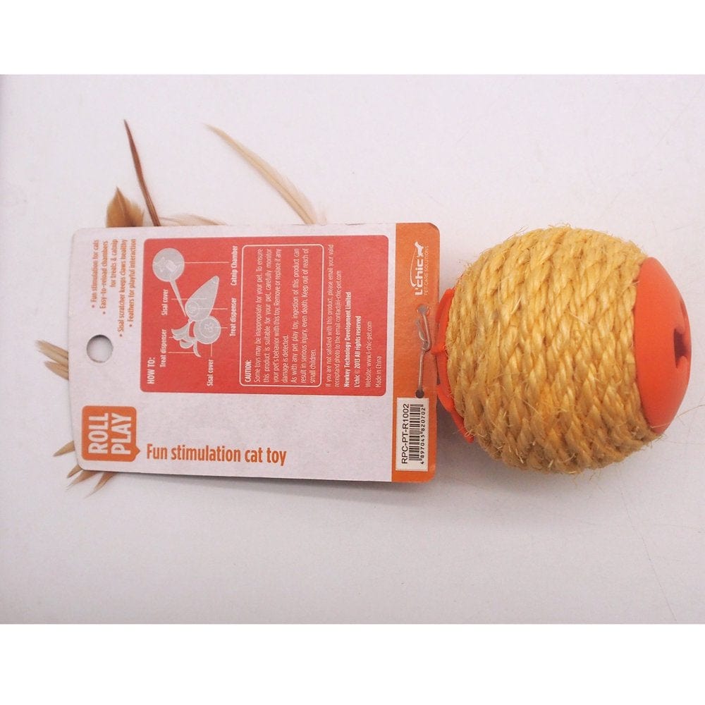 3 in 1 Multi-Functional Cat Toy, round Shape in Orange Animals & Pet Supplies > Pet Supplies > Cat Supplies > Cat Toys L'chic   