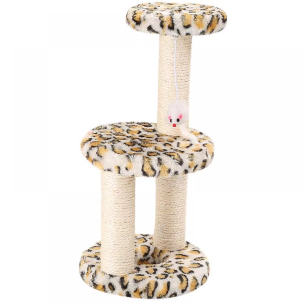 3 Layers Cat Climbing Tree Scraper Pole Activity Center Cat Jump Foot Furniture Board Hanging Toy Animals & Pet Supplies > Pet Supplies > Cat Supplies > Cat Furniture XIUKJL5582808LE-888   