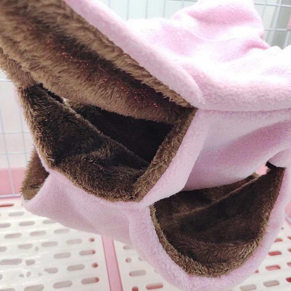 3 Layers Hamster Hammock Rat House Comfortable Nest Warm Pet Habitat for Squirrel Hedgehog Chinchilla Rabbit Small Animal Hanging Cage Animals & Pet Supplies > Pet Supplies > Small Animal Supplies > Small Animal Habitats & Cages STAGA   