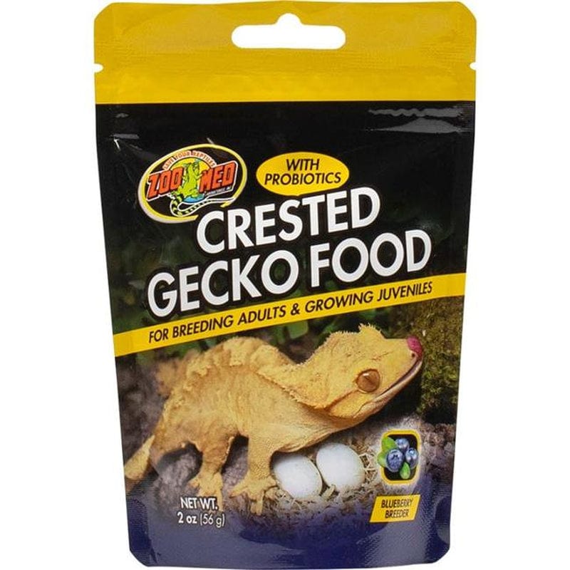 3 Lb (3 X 1 Lb) Zoo Med Crested Gecko Food with Probiotics for Breeding Adults and Growing Juveniles Blueberry Flavor Animals & Pet Supplies > Pet Supplies > Small Animal Supplies > Small Animal Food Zoo Med 2 oz  