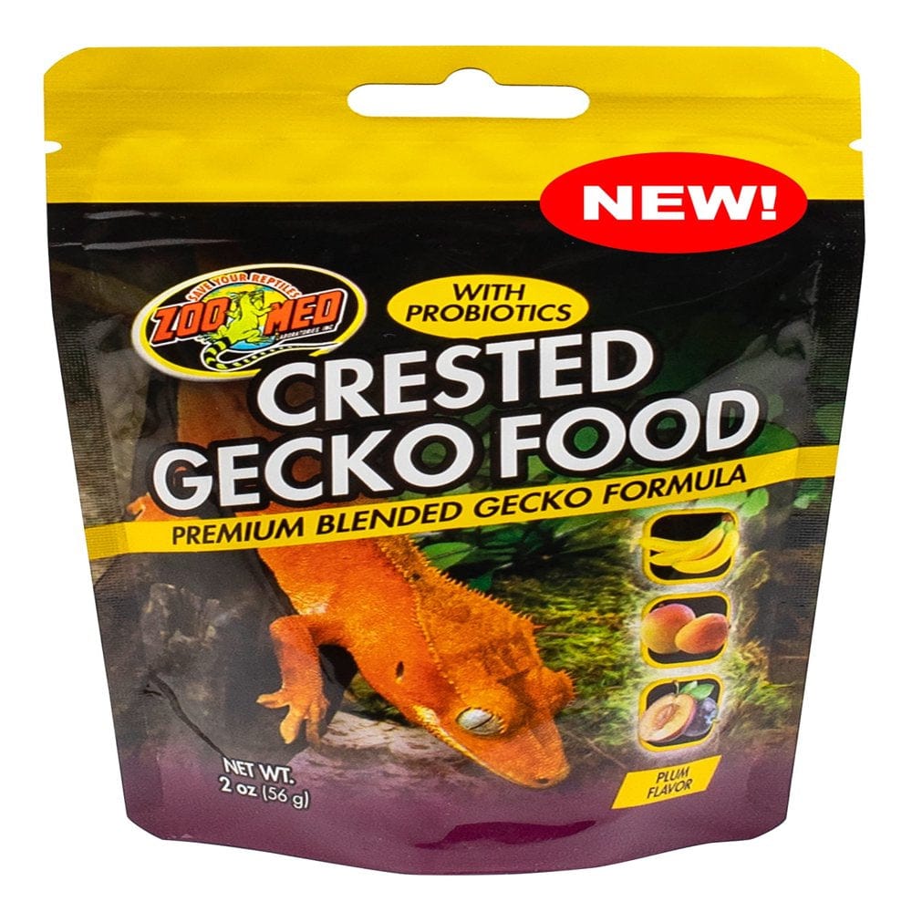 3 Lb (3 X 1 Lb) Zoo Med Crested Gecko Food with Probiotics Premium Blended Gecko Formula Plum Flavor Animals & Pet Supplies > Pet Supplies > Small Animal Supplies > Small Animal Food Zoo Med 12 oz (6 x 2 oz)  