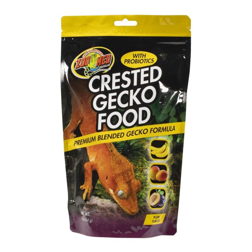 3 Lb (3 X 1 Lb) Zoo Med Crested Gecko Food with Probiotics Premium Blended Gecko Formula Plum Flavor Animals & Pet Supplies > Pet Supplies > Small Animal Supplies > Small Animal Food Zoo Med 1 lbs  