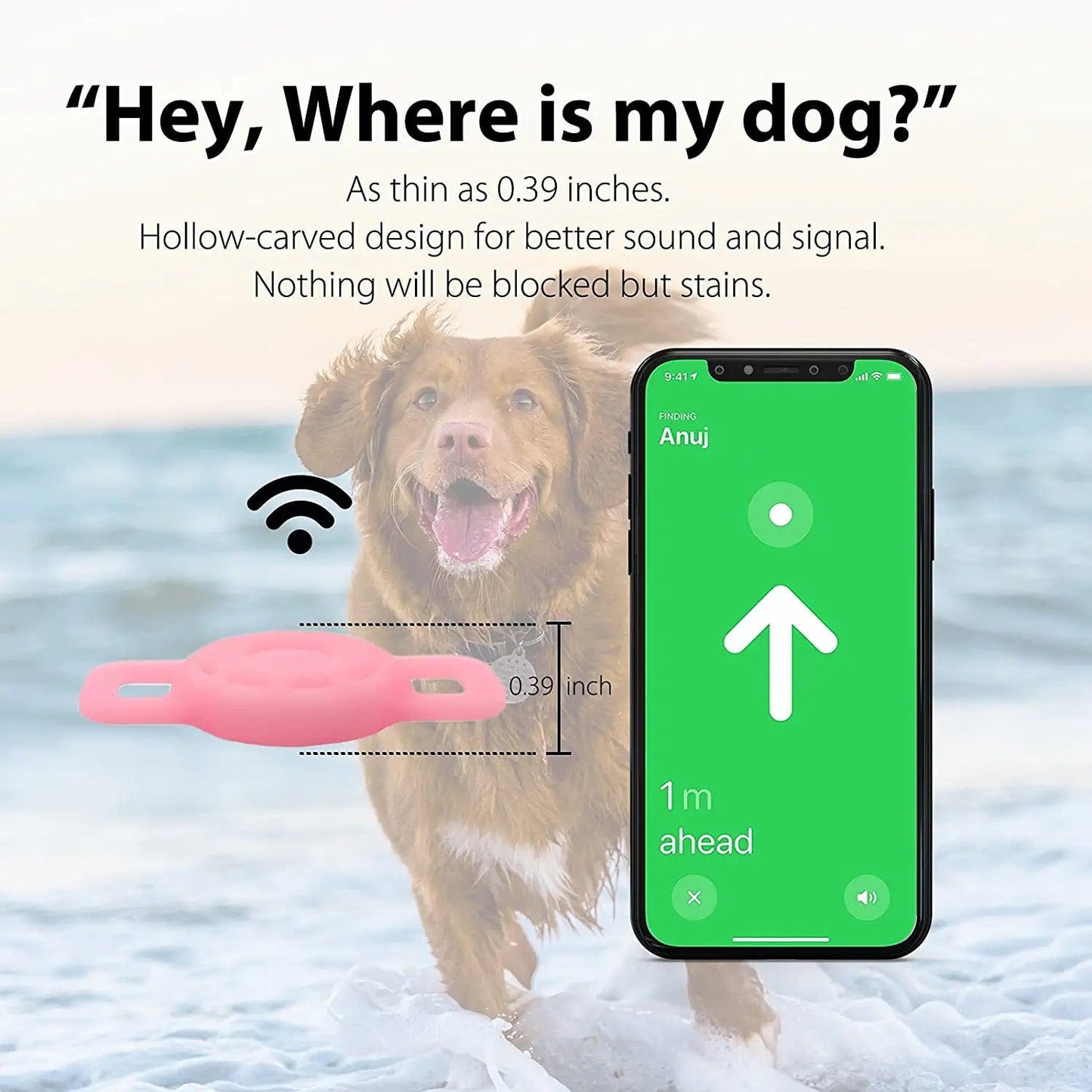 3-Pack Airtag Cat Collar Holder for Apple Airtag 2021, Silicone Airtag Protective Case for Puppy Collar, Anti-Lost Airtag Dog Collar Holder with Screen Protectors Electronics > GPS Accessories > GPS Cases Fretime   