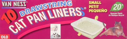 (3 Pack) Cat Pan Liners (Small Size - 10 Ct. per Pack - 30 Total Liners)
