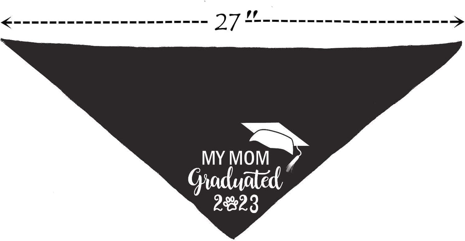 3 Pack Dog Graduation Bandana, My Mom Graduated Dog Bandana, Proud Pup of a 2023 Graduate Bandana for Small Medium Large Dogs Pet Animals & Pet Supplies > Pet Supplies > Dog Supplies > Dog Apparel JPB   