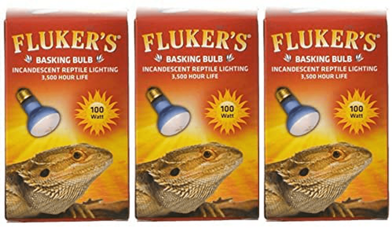 (3 Pack) Fluker'S Basking Spotlight Bulbs for Reptiles 100 Watt