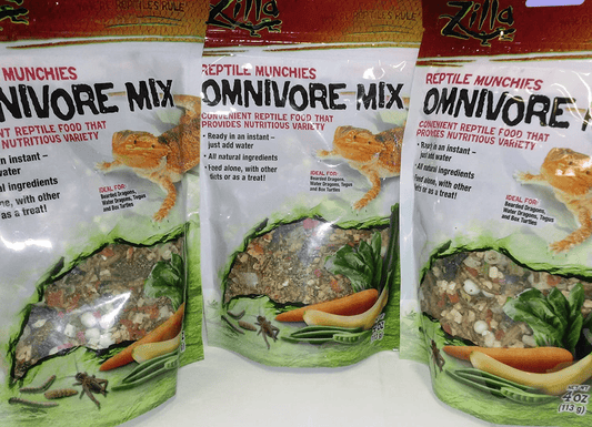 3 PACK ZILLA FREEZE DRIED REPTILE MUNCHIES OMNIVORE MIX 4 OZ (3 BAGS for a TOTAL of 12 OZ of FOOD!) Animals & Pet Supplies > Pet Supplies > Reptile & Amphibian Supplies > Reptile & Amphibian Food Zilla   