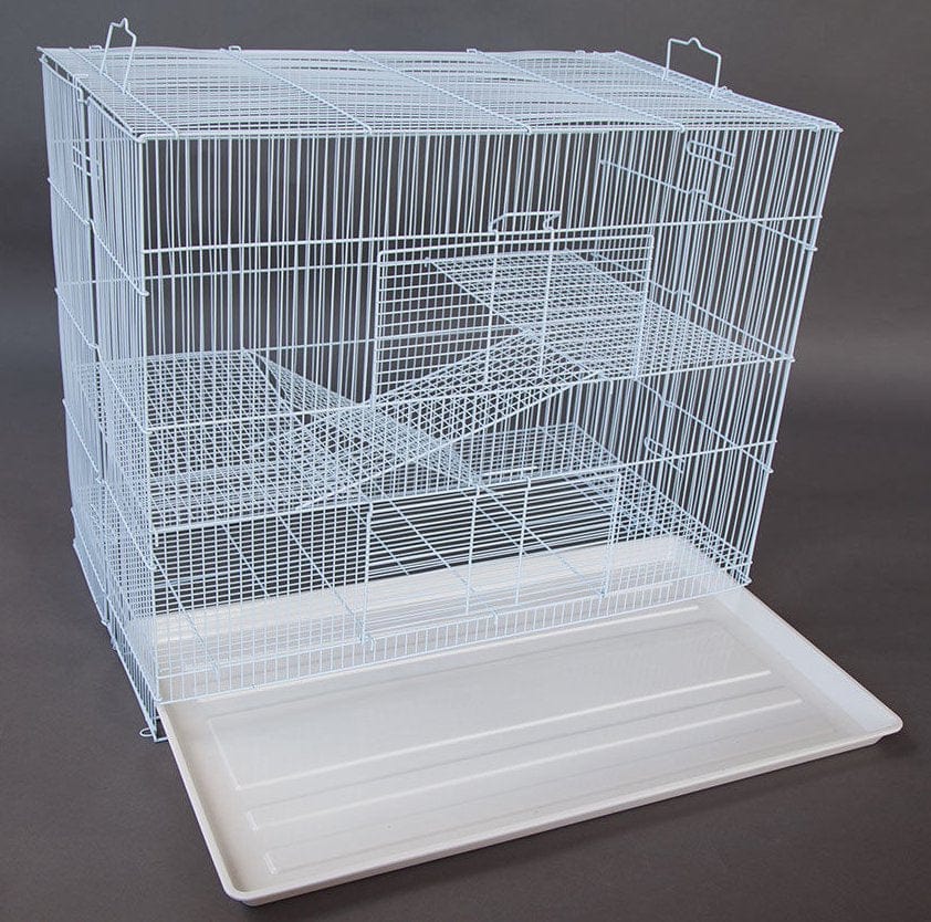 3-Tiers Small Animal Critter House Habitat Cage with Narrow 3/8-Inch Wire Spacing for Guinea Pig Ferret Chinchilla Sugar Glider Rats Mice Hamster Hedgehog Gerbil Animals & Pet Supplies > Pet Supplies > Small Animal Supplies > Small Animal Habitats & Cages Mcage   