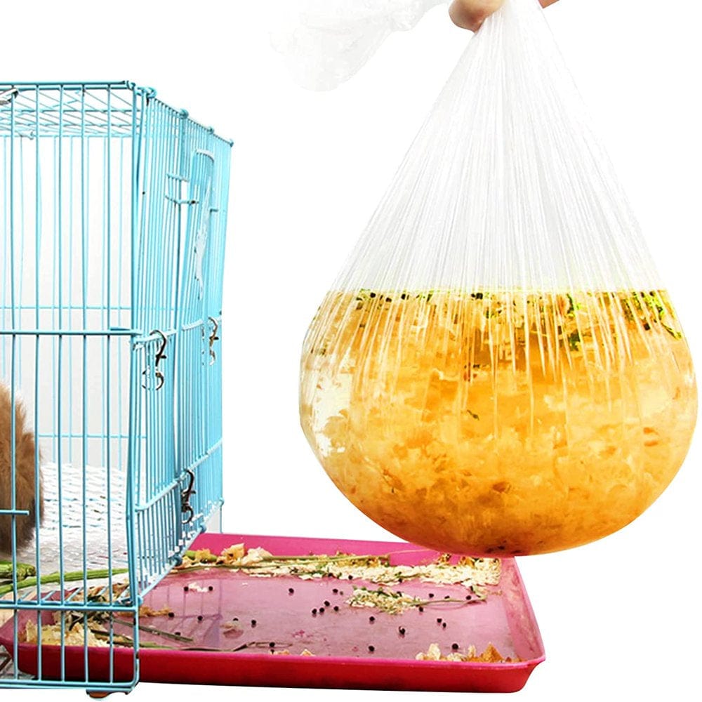 30 Pcs Disposable Rabbit Cage Liner, Disposable Rabbit Leak Proof Cage Liners Small Animal Bedding Litter Pan Bags Universal Toilet Film for Bunny Guinea Pigs Animals & Pet Supplies > Pet Supplies > Small Animal Supplies > Small Animal Bedding World Bossmission   