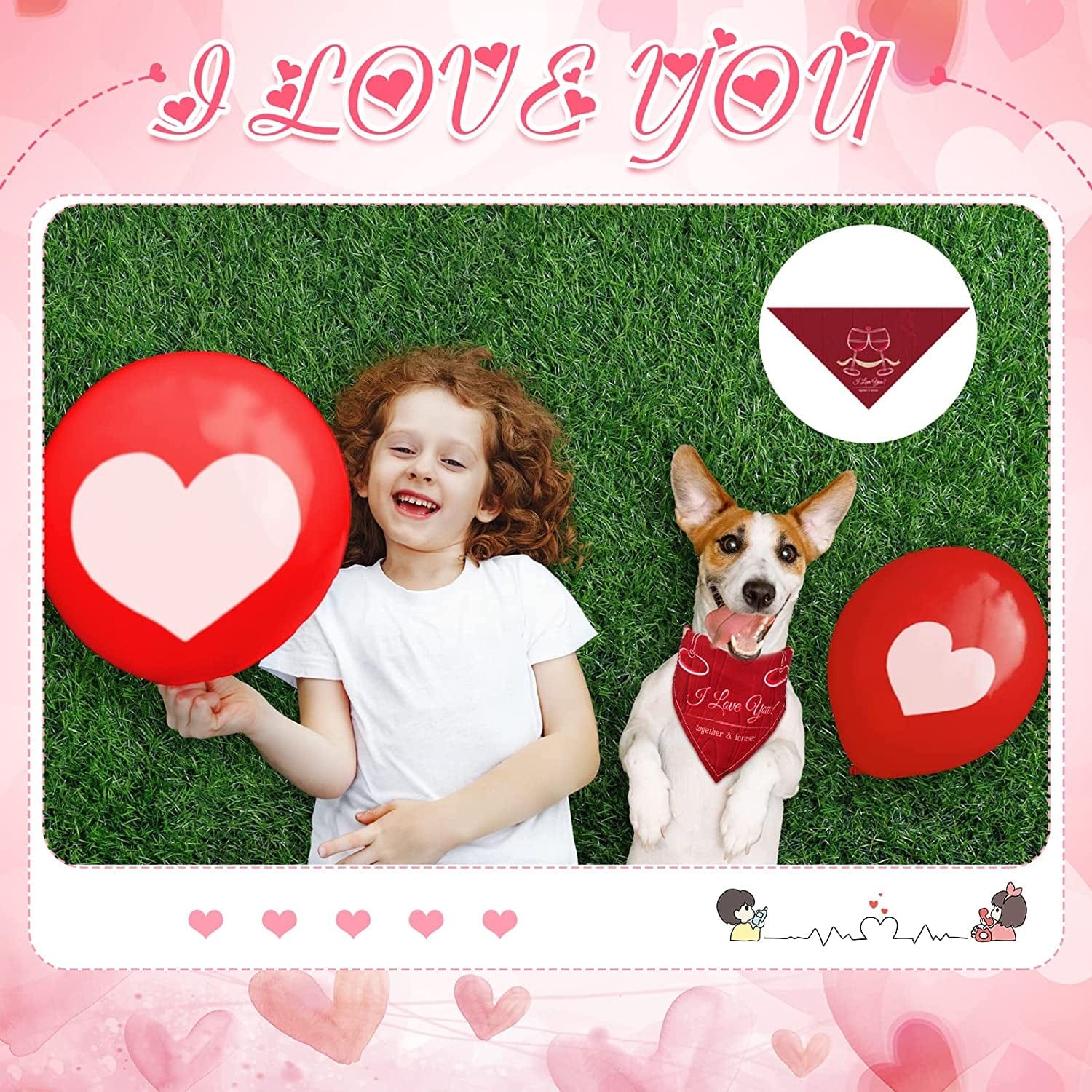 30 Pieces Valentine'S Day Dog Bandanas Valentine'S Dog Bibs Holiday Pet Costume Dog Cat Valentine'S Day Outfit Triangle Scarf Kerchief for Small to Medium Pet Animals & Pet Supplies > Pet Supplies > Dog Supplies > Dog Apparel Kigeli   